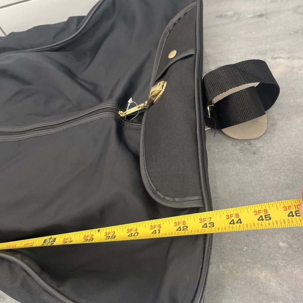 Black Canvas Vintage American Tourister Hanging Garment Bag 43x24 NWT! - Picture 12 of 13